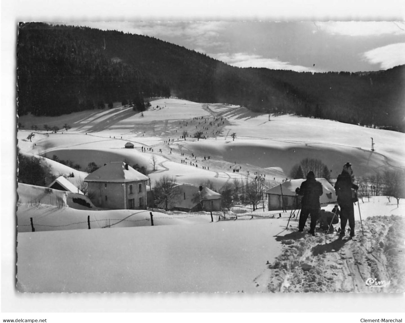 LE SAPPEY : Les Pistes De Ski Et Le Remonte-Pente - Très Bon état - Altri & Non Classificati