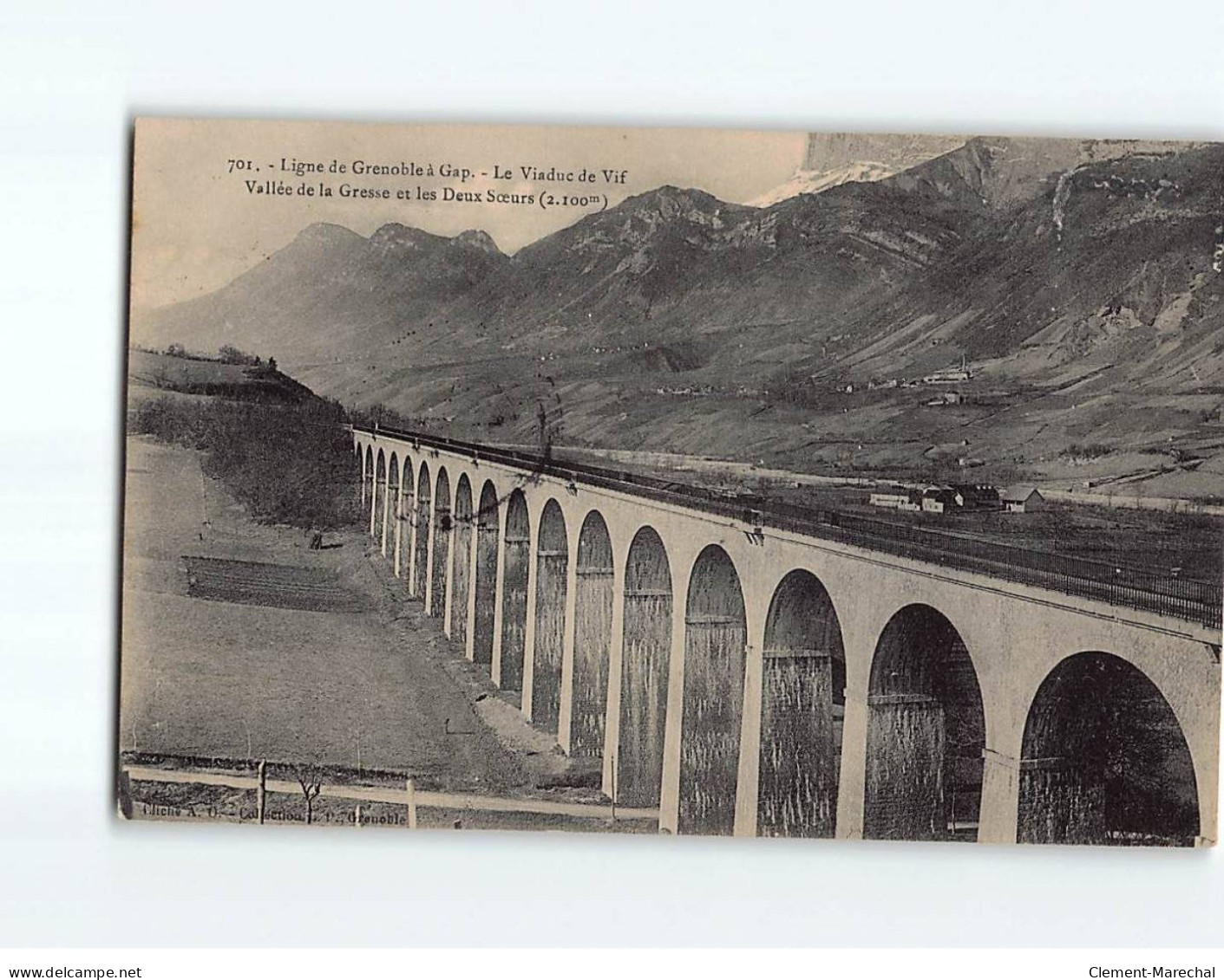 Le Viaduc De Vif, Vallée De La Gresse Et Les Deux Soeurs - Très Bon état - Andere & Zonder Classificatie