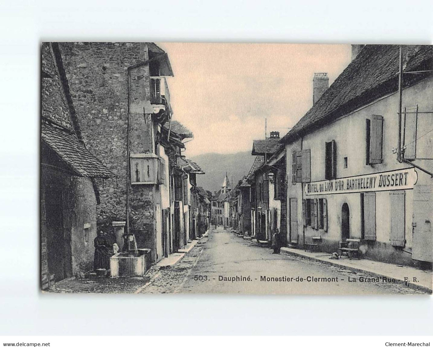 MONESTIER DE CLERMONT : La Grande Rue - Très Bon état - Autres & Non Classés