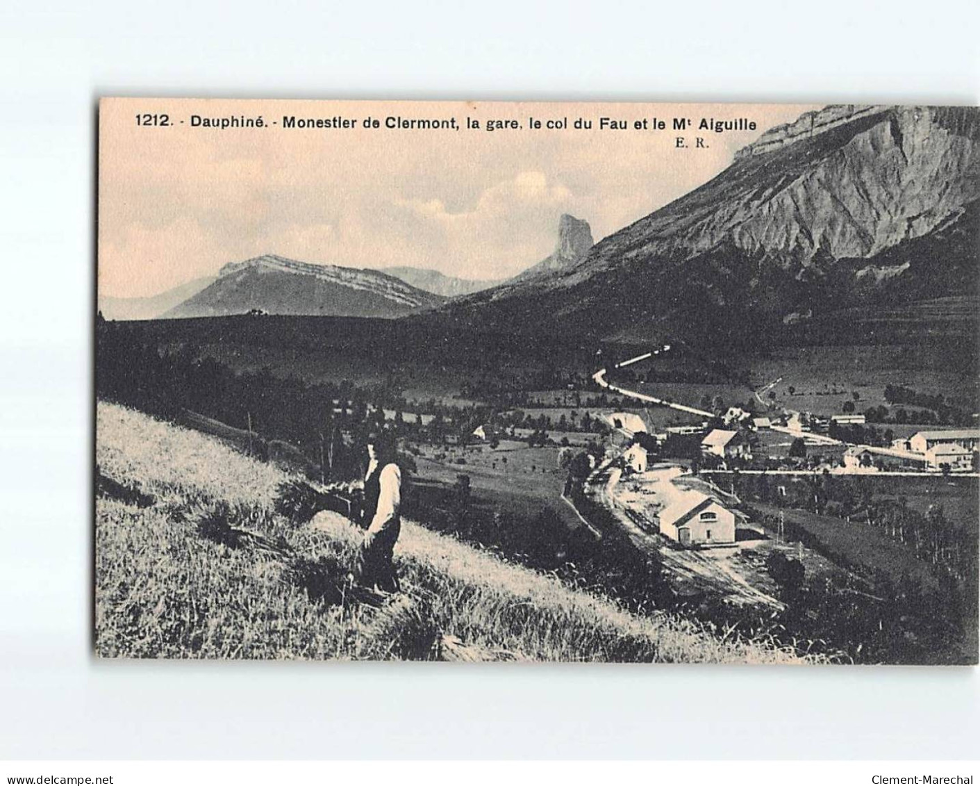 MONESTIER DE CLERMONT : La Gare, Le Col Du Fau Et Le Mont-Aiguille - Très Bon état - Autres & Non Classés