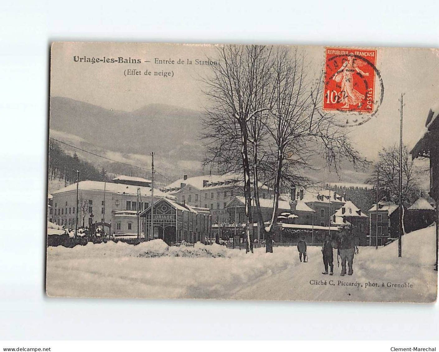 URIAGE LES BAINS : Entrée De La Station - Très Bon état - Uriage