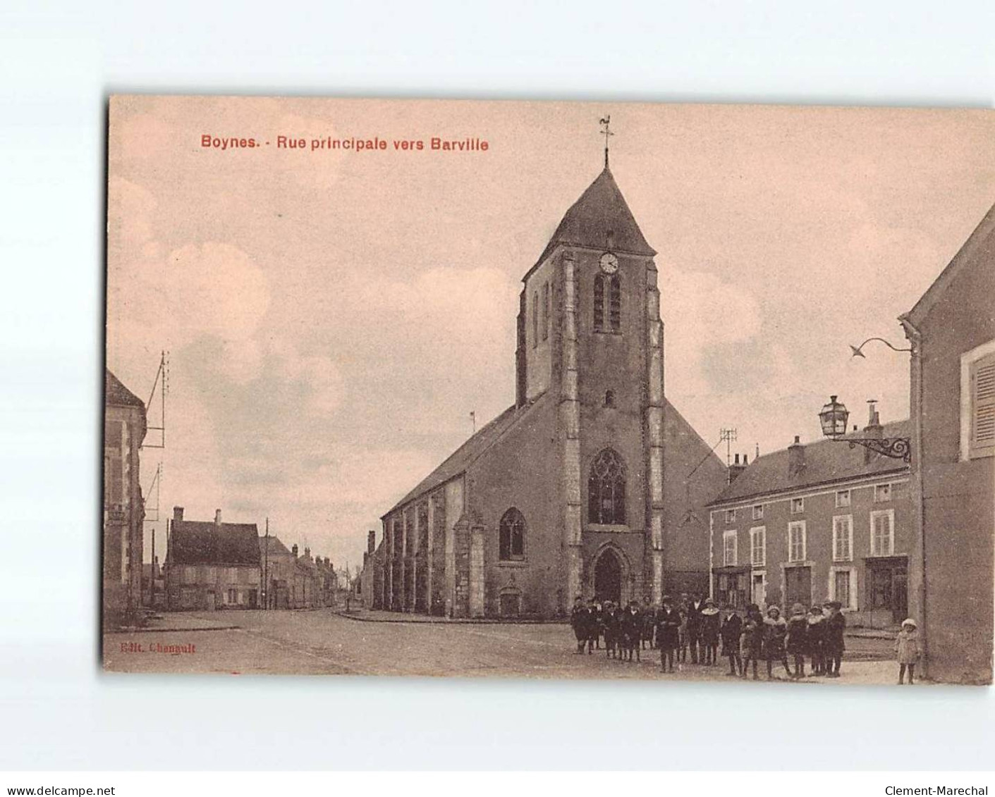 BOYNES : Rue Principale Vers Barville - Très Bon état - Sonstige & Ohne Zuordnung