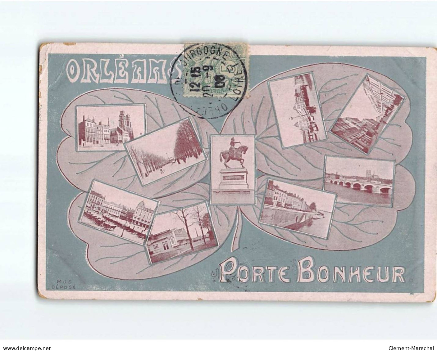 ORLEANS : Carte Souvenir - état - Orleans