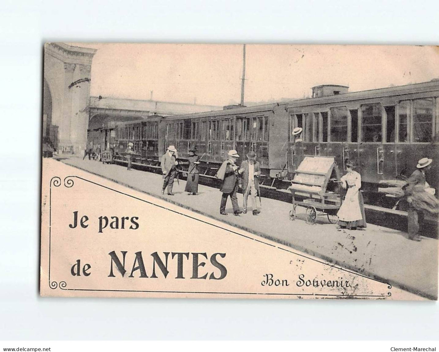 NANTES : Carte Souvenir - état - Nantes