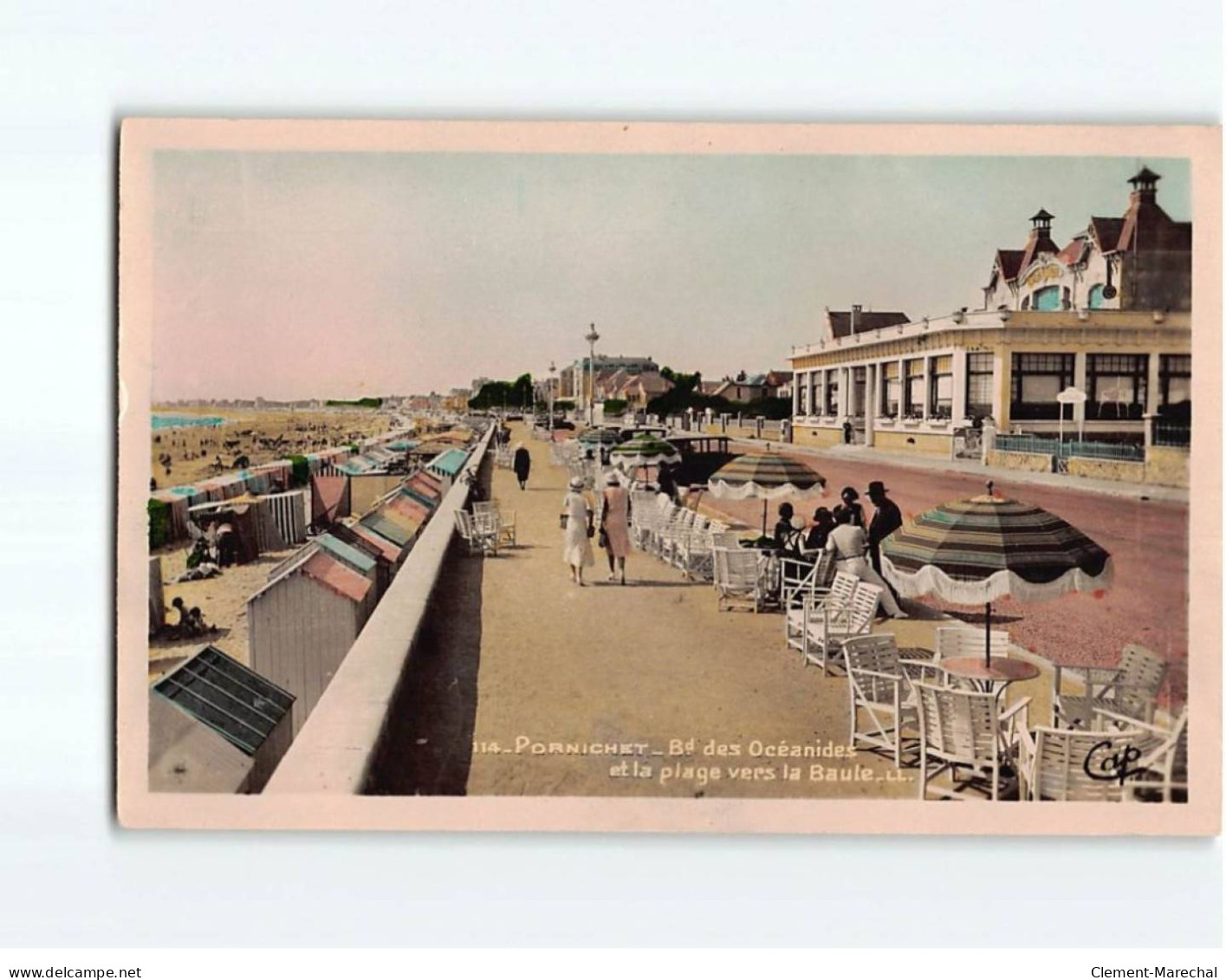 PORNICHET : Boulevard Des Océanides Et La Plage Vers La Baule - Très Bon état - Pornichet