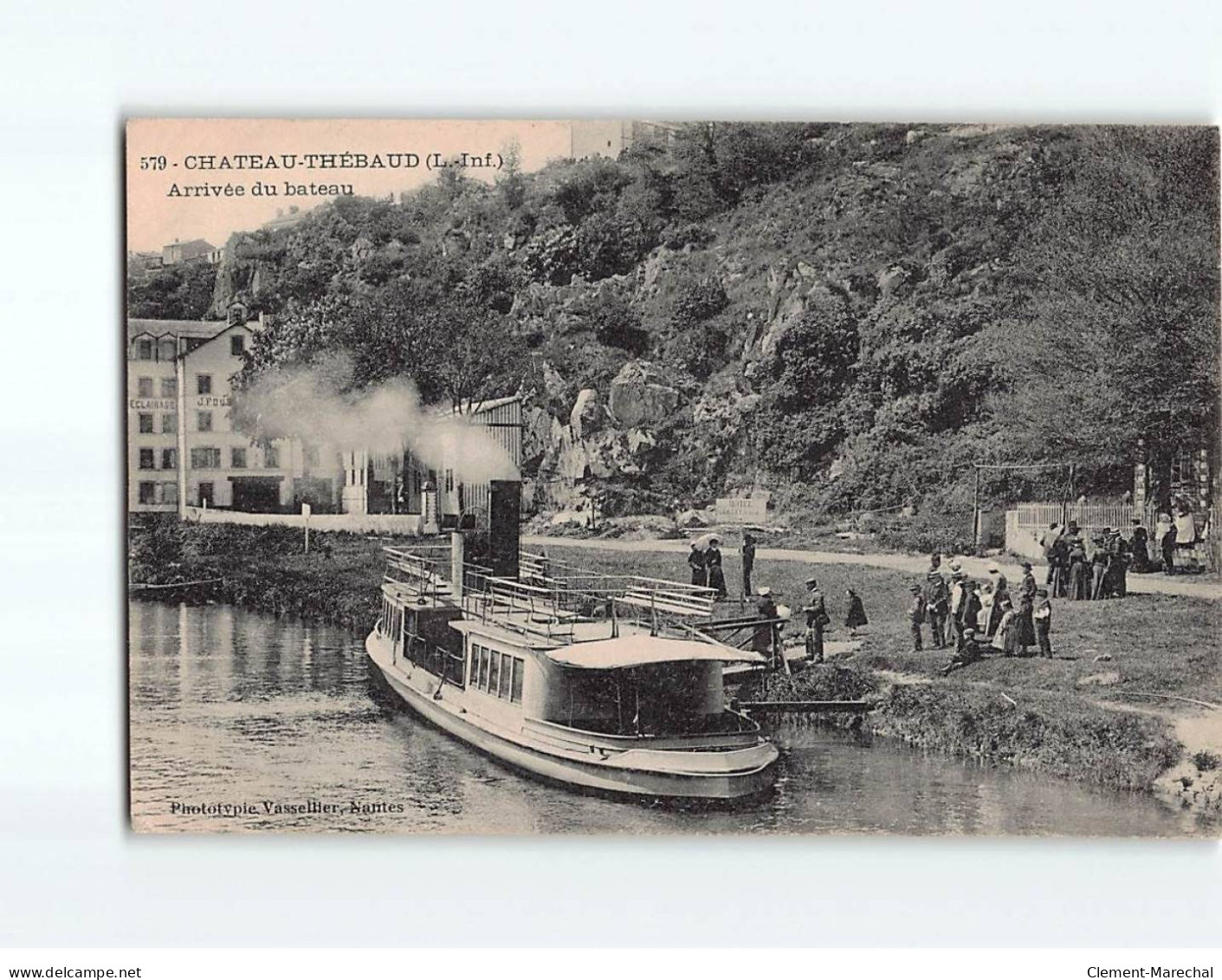 CHATEAU THEBAUD : Arrivée D'un Bateau - Très Bon état - Other & Unclassified