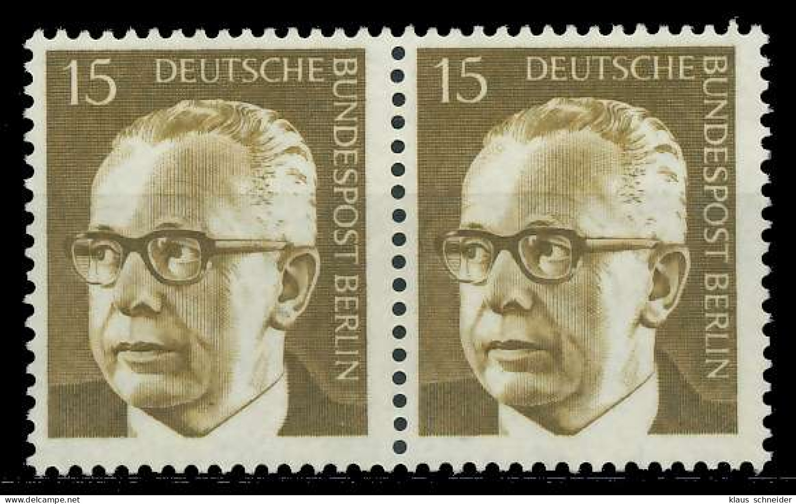 BERLIN DS HEINEMANN Nr 427 Postfrisch WAAGR PAAR X8F935E - Unused Stamps