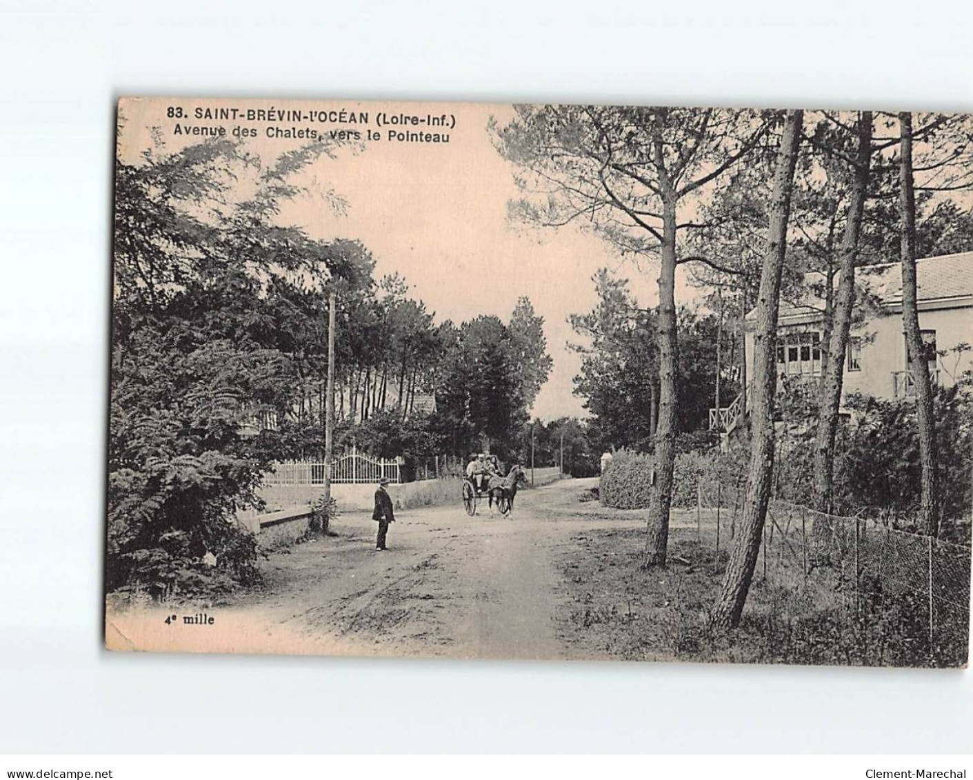 SAINT BREVIN L'OCEAN : Avenue Des Chalets, Vers Le Pointeau - état - Saint-Brevin-l'Océan