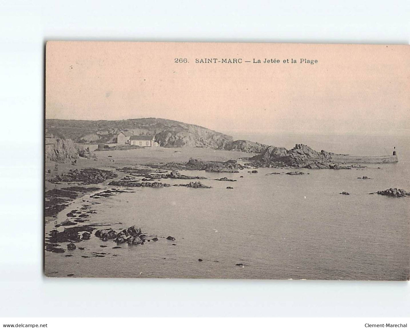 SAINT MARC SUR MER : La Jetée Et La Plage - Très Bon état - Sonstige & Ohne Zuordnung