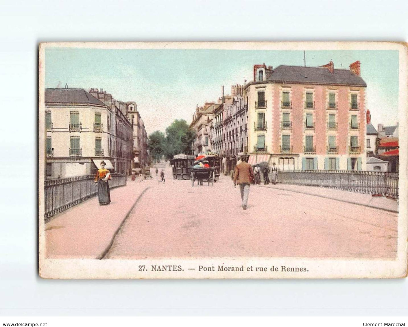 NANTES : Pont Morand Et Rue De Rennes - état - Nantes