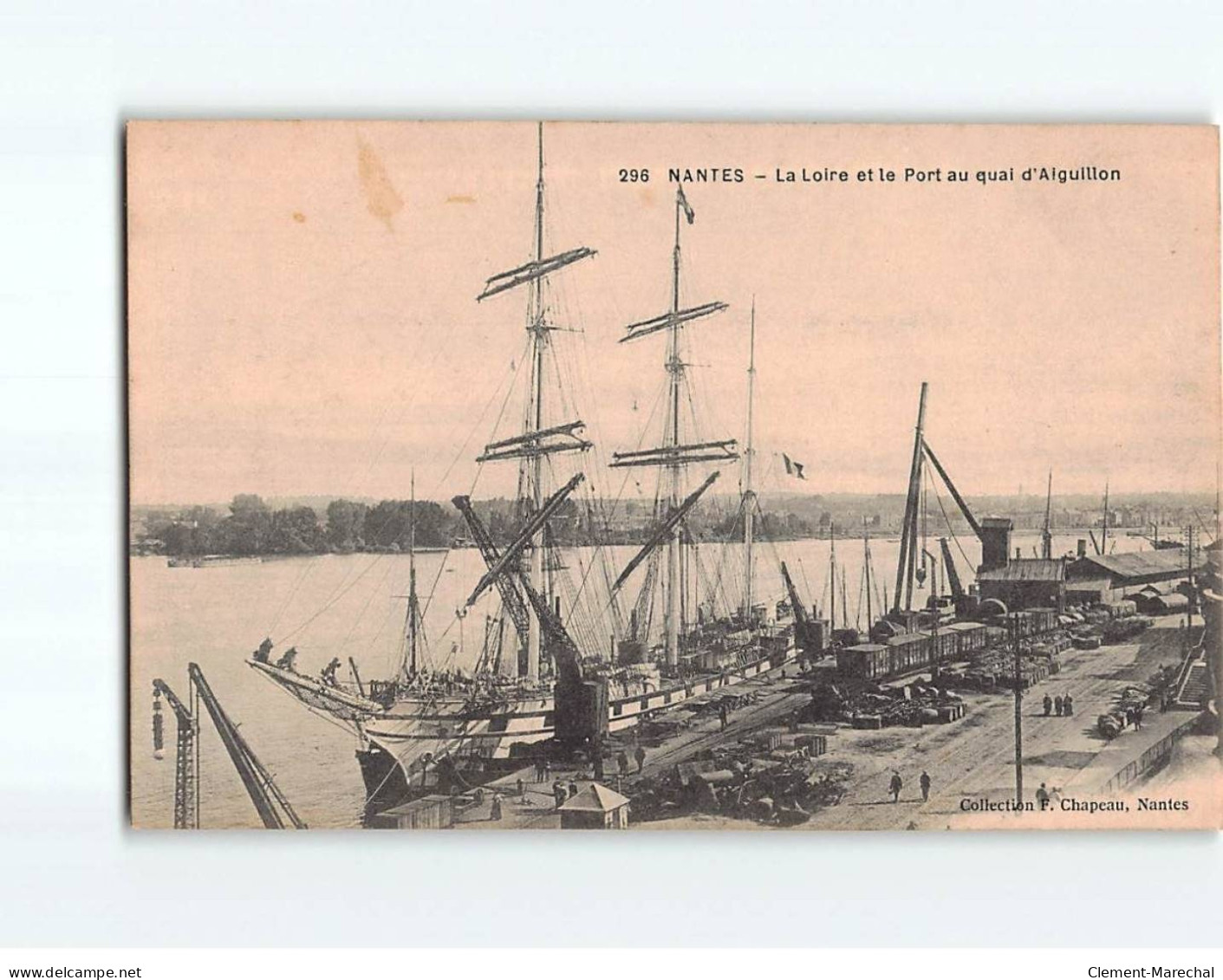 NANTES : La Loire Et Le Port Au Quai D'Aiguillon - Très Bon état - Nantes