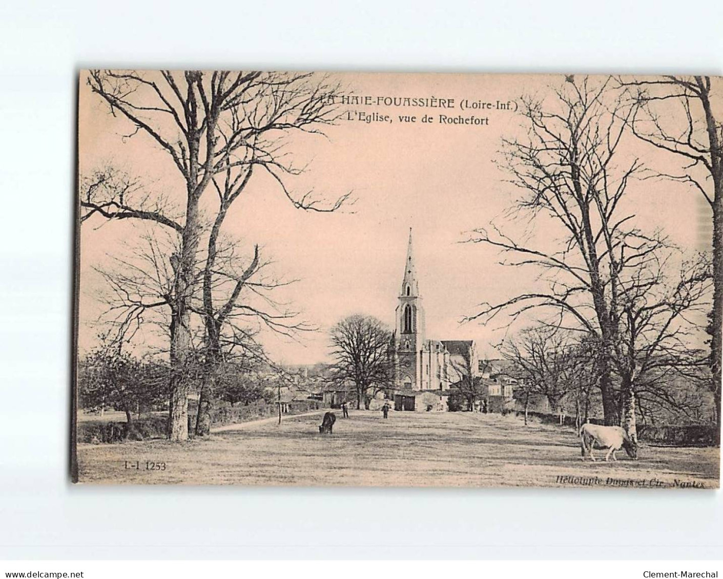 LA HAIE FOUASSIERE : L'Eglise, Vue De Rochefort - Très Bon état - Autres & Non Classés