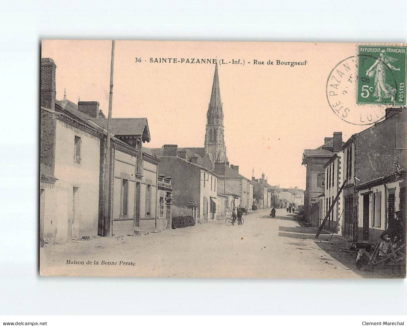 SAINTE PAZANNE : Rue De Bourgneuf - état - Other & Unclassified