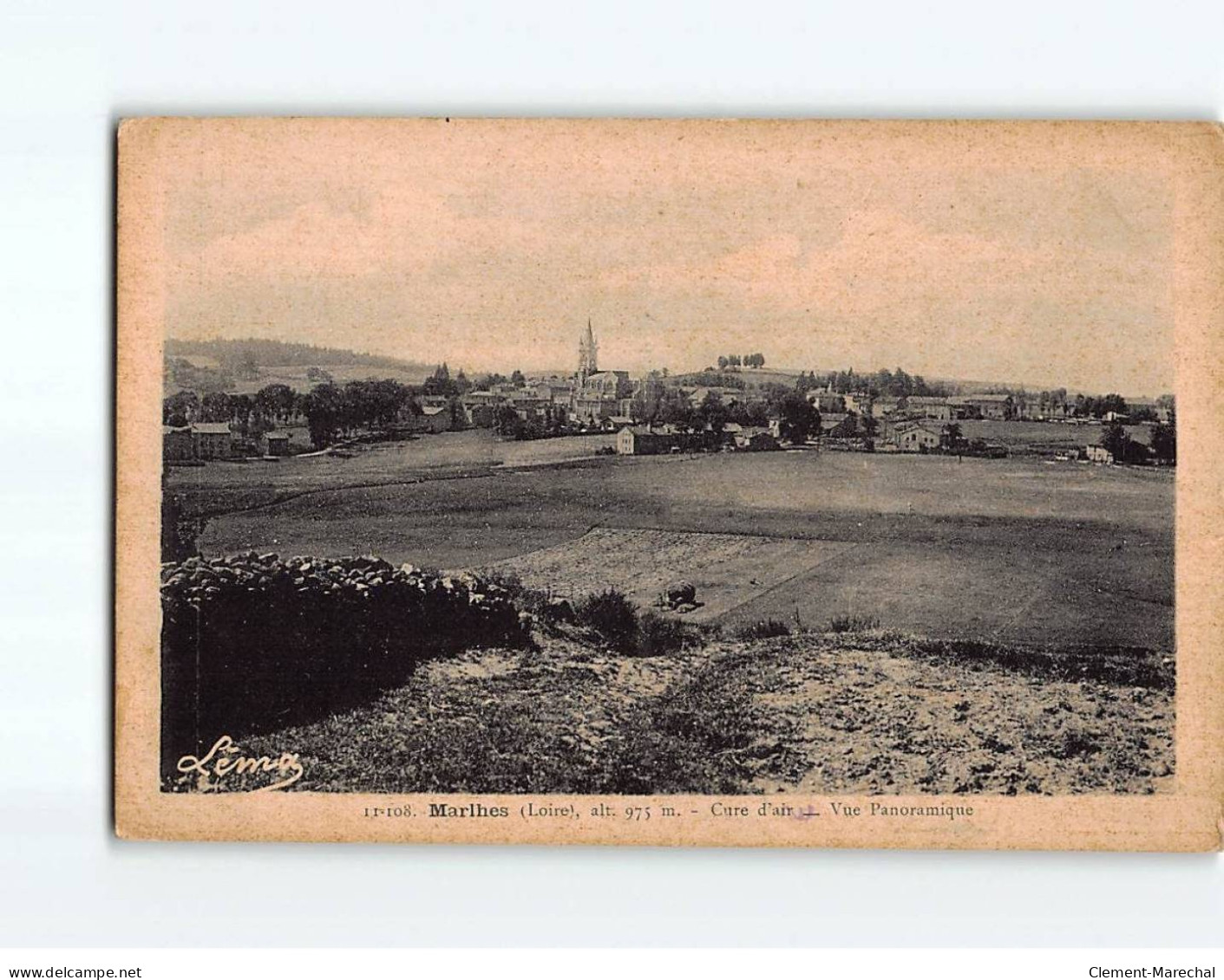 MARLHES : Cure D'Air, Vue Panoramique - état - Sonstige & Ohne Zuordnung