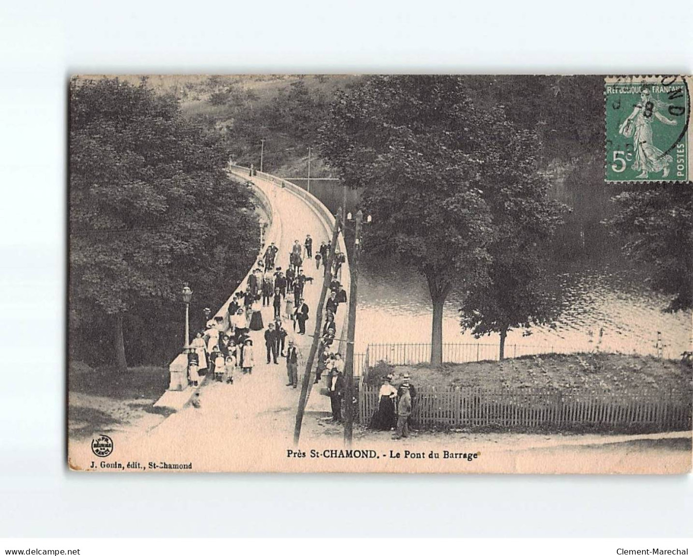 SAINT CHAMOND : Le Pont Du Barrage - Très Bon état - Saint Chamond