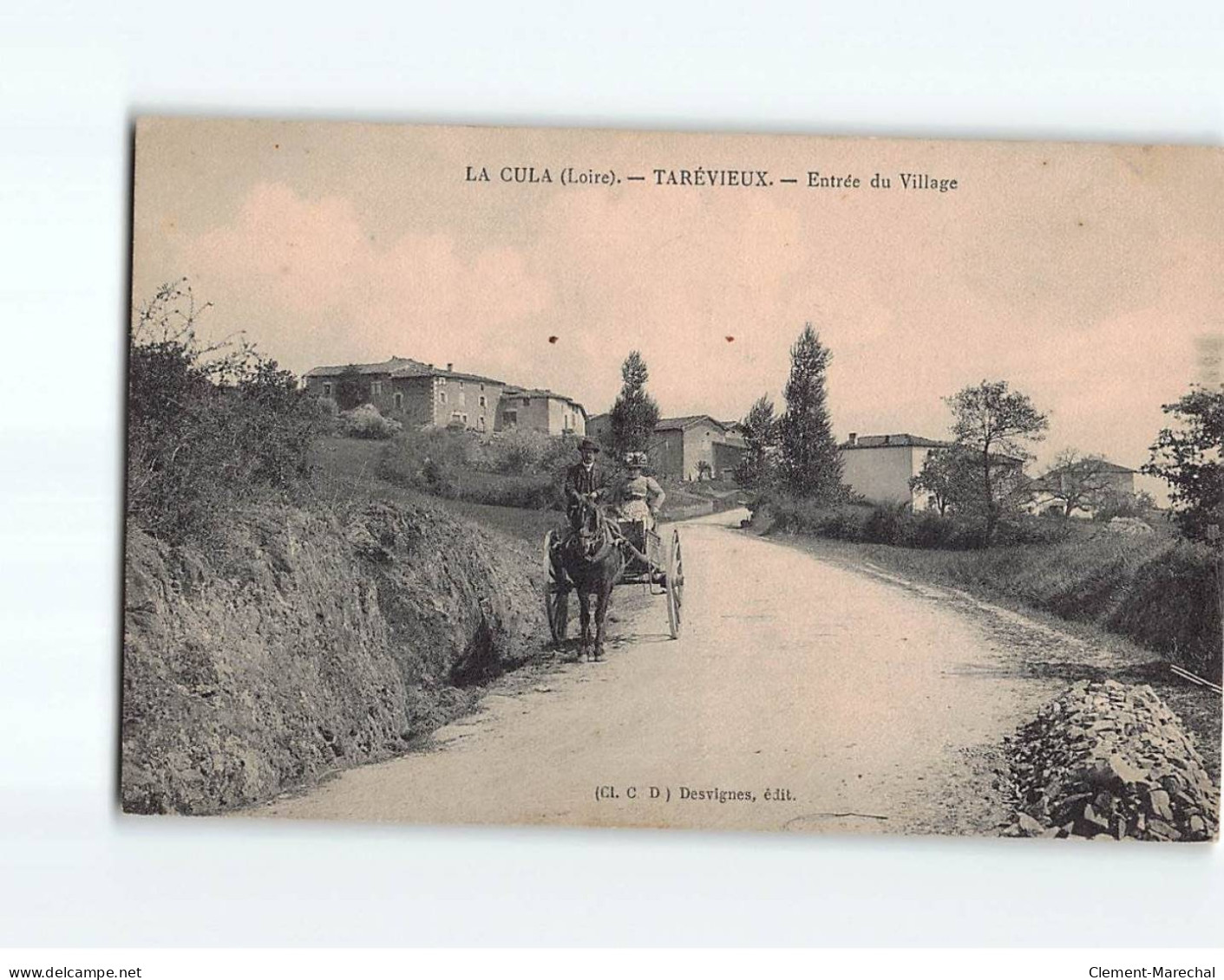 LA CULA : Tarévieux, Entrée Du Village - Très Bon état - Andere & Zonder Classificatie