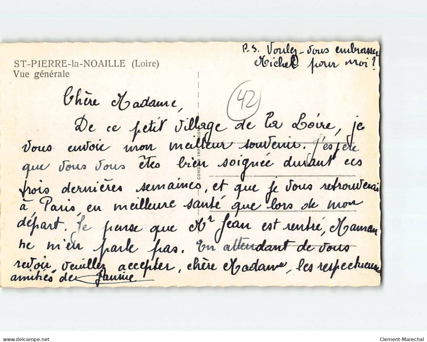 SAINT PIERRE LA NOAILLE : Vue Générale - Très Bon état - Otros & Sin Clasificación