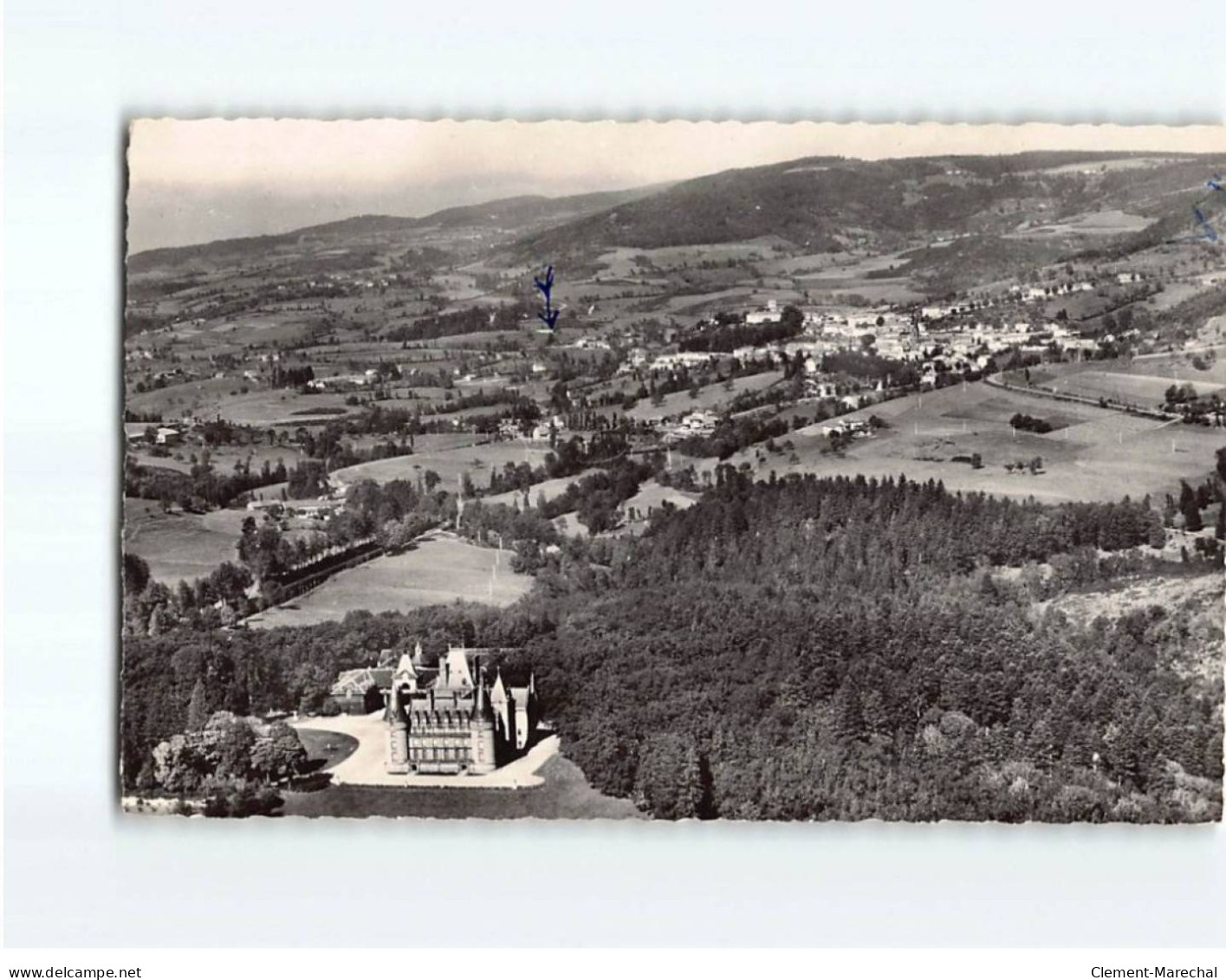 Château De Contenson, Vue Aérienne, Au Fond, Saint-Just En Chevalet - état - Autres & Non Classés