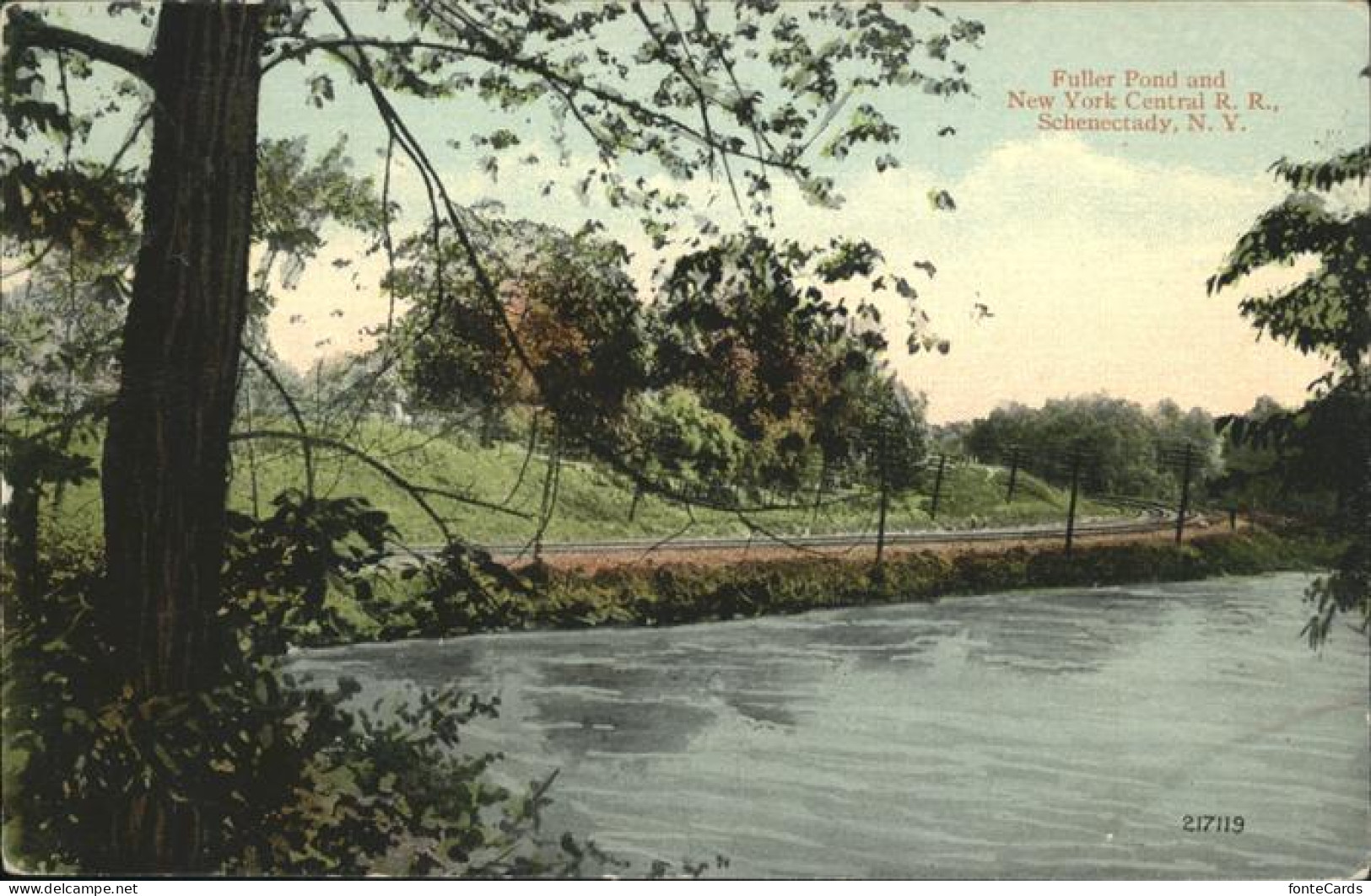 11322488 Schenectady Fuller Pond And New York Central RR - Other & Unclassified