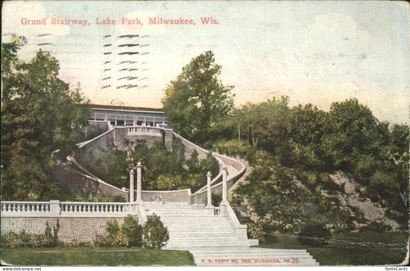 11322478 Milwaukee_Wisconsin Grand Stairway Lake Park - Andere & Zonder Classificatie