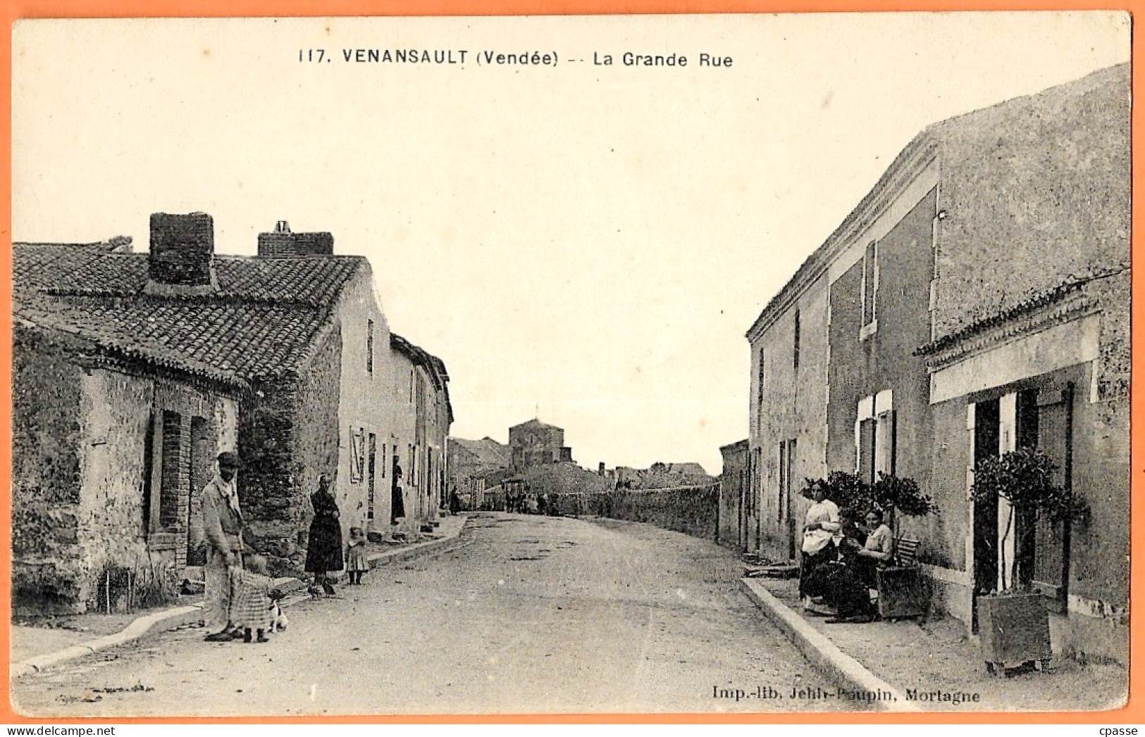CPA 85 VENANSAULT Vendée - La Grande Rue - Other & Unclassified
