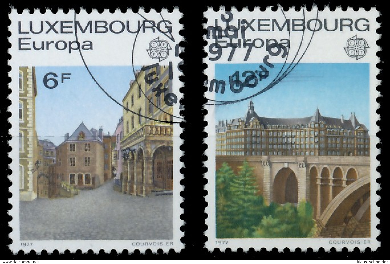 LUXEMBURG 1977 Nr 945-946 Gestempelt X55D07A - Used Stamps