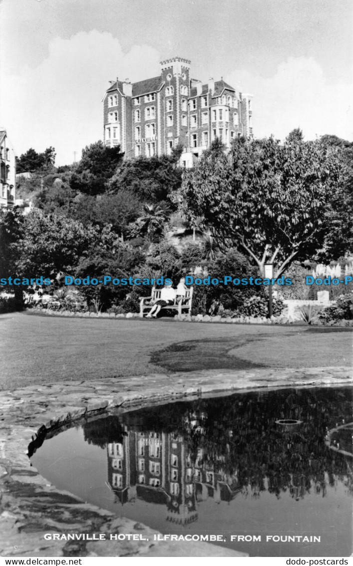 R088620 Granville Hotel. Ilfracombe. From Fountain. RP. 1963 - World