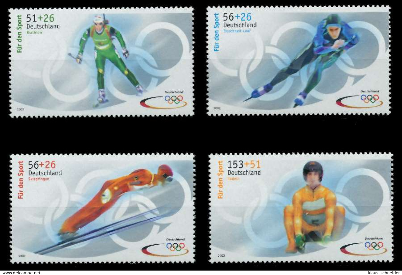 BRD BUND 2002 Nr 2237a-2240a Postfrisch S24813E - Unused Stamps