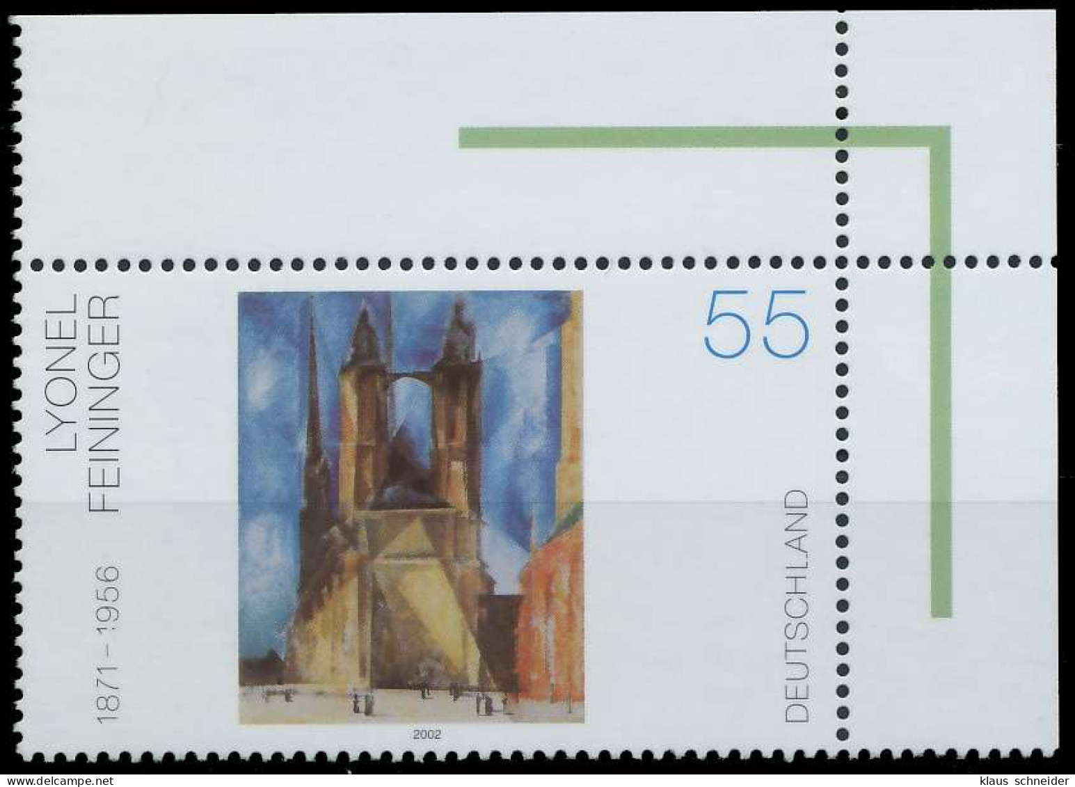 BRD BUND 2002 Nr 2294 Postfrisch ECKE-ORE X61216E - Unused Stamps