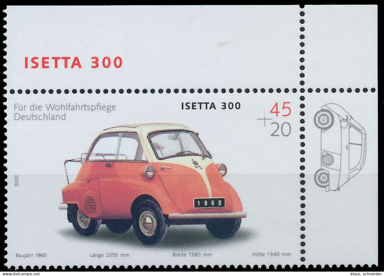 BRD BUND 2002 Nr 2289 Postfrisch ECKE-ORE X6121FA - Unused Stamps