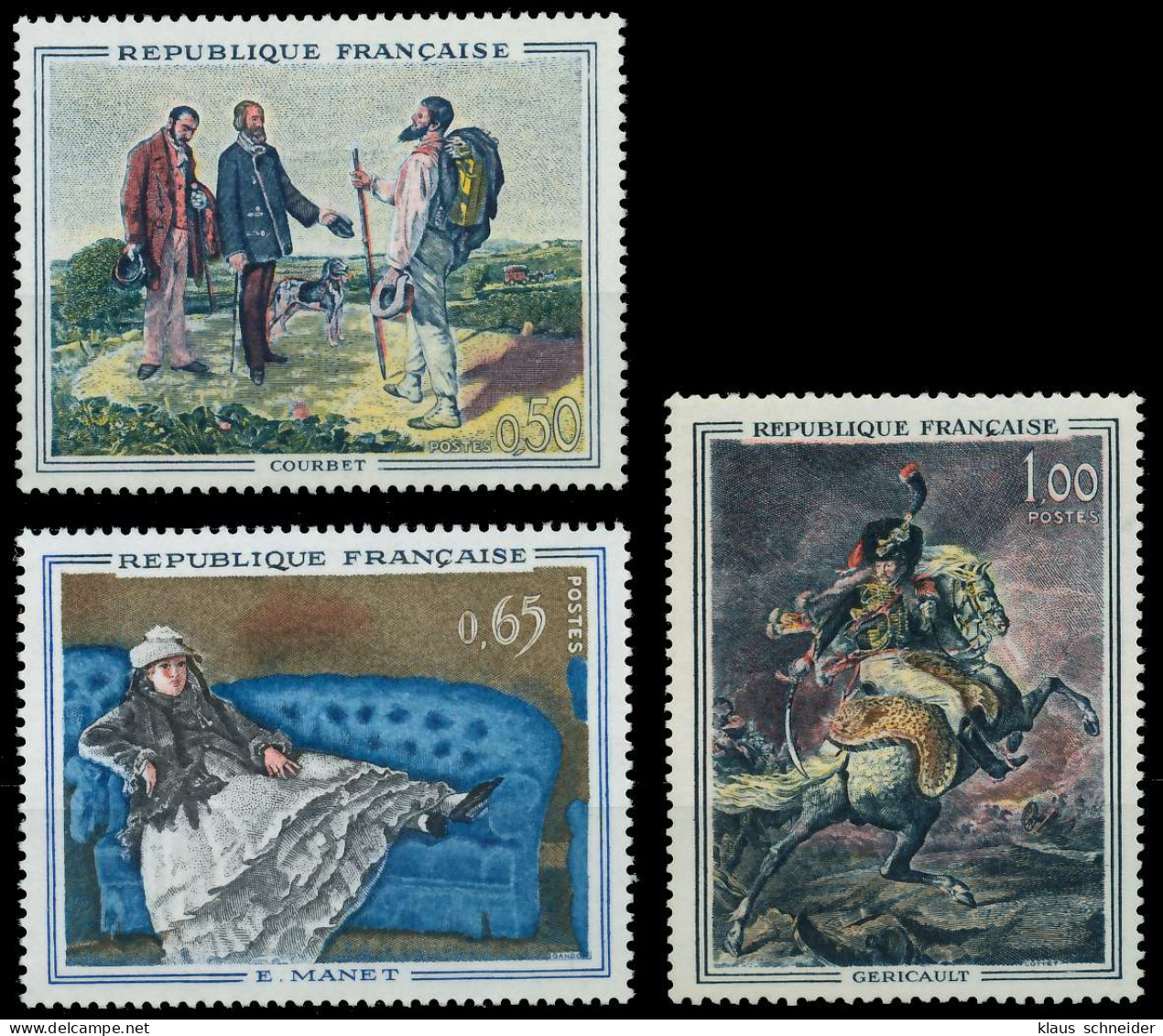 FRANKREICH 1962 Nr 1415-1417 Postfrisch S263F62 - Unused Stamps