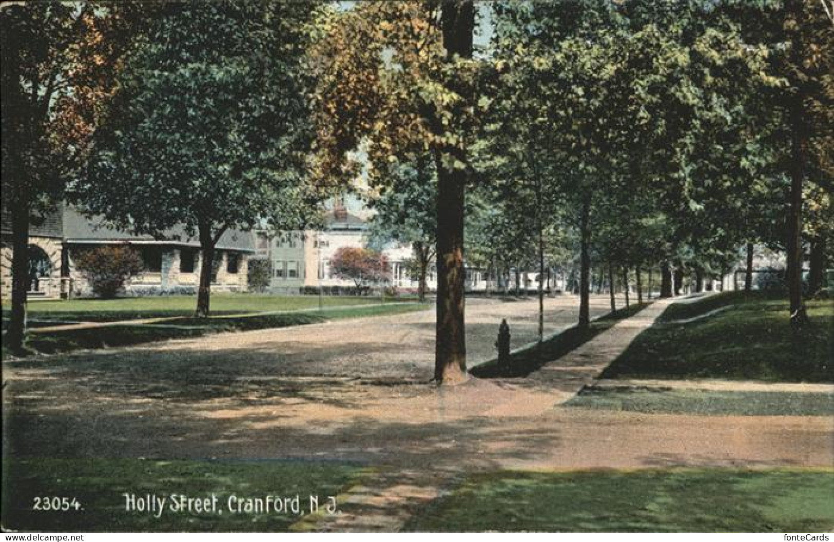 11322429 Cranford N.J. View Down Holly Street  - Sonstige & Ohne Zuordnung