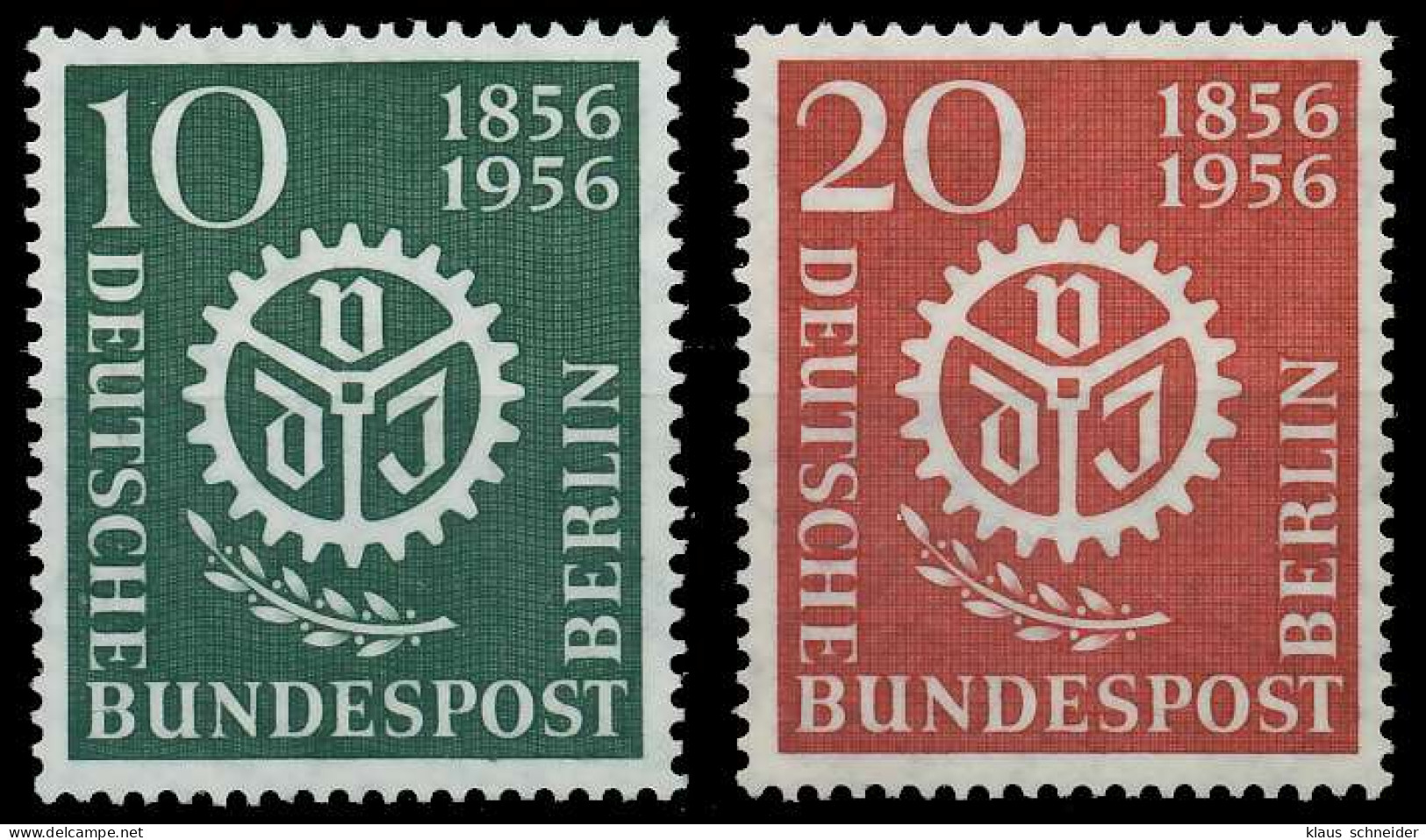 BERLIN 1956 Nr 138-139 Postfrisch S263FDE - Unused Stamps