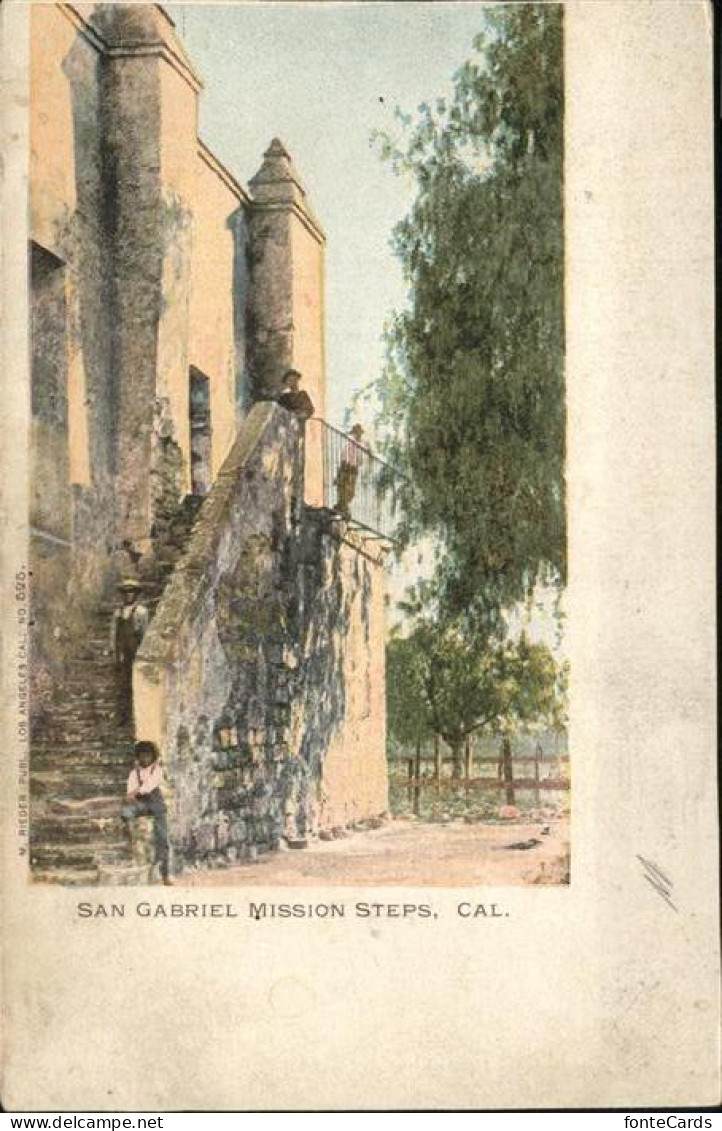 11322416 San_Gabriel Mission Steps - Other & Unclassified