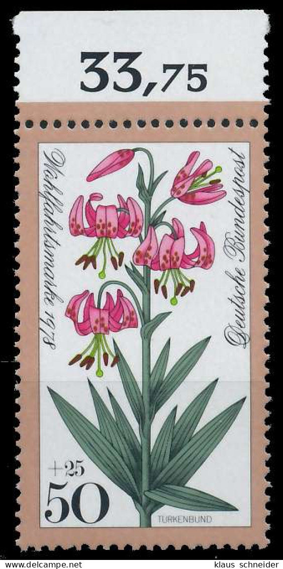 BRD BUND 1978 Nr 984 Postfrisch ORA X636A3E - Unused Stamps