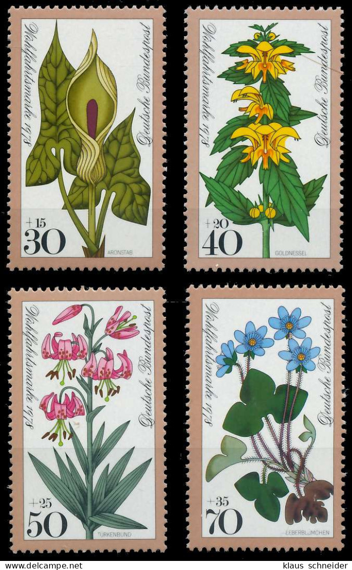 BRD BUND 1978 Nr 982-985 Postfrisch S26EC1E - Unused Stamps