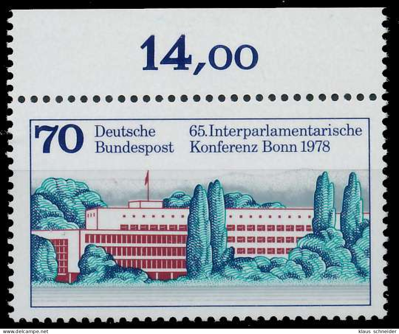 BRD BUND 1978 Nr 976 Postfrisch ORA X636B52 - Ungebraucht