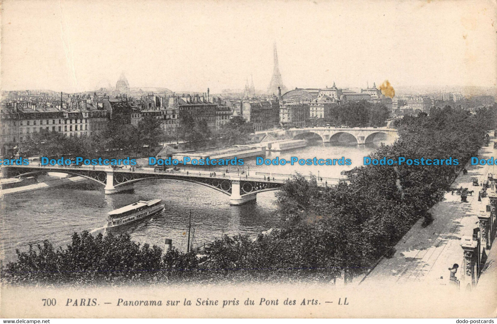 R089095 Paris. Panorama Sur La Seine Pris Du Pont Des Arts. LL. Levy Fils - Monde