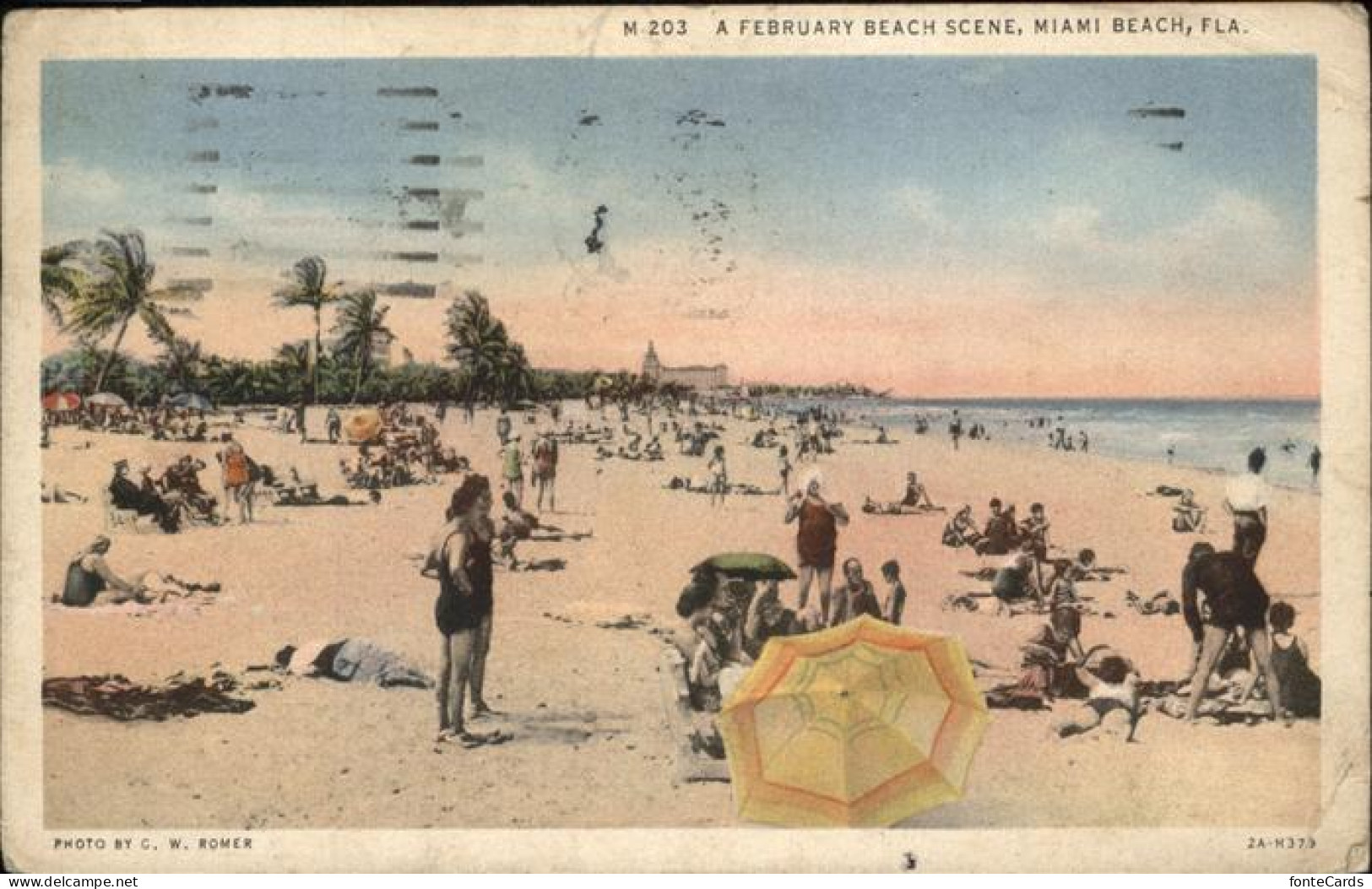 11322359 Miami_Beach A February Beach Scene - Autres & Non Classés