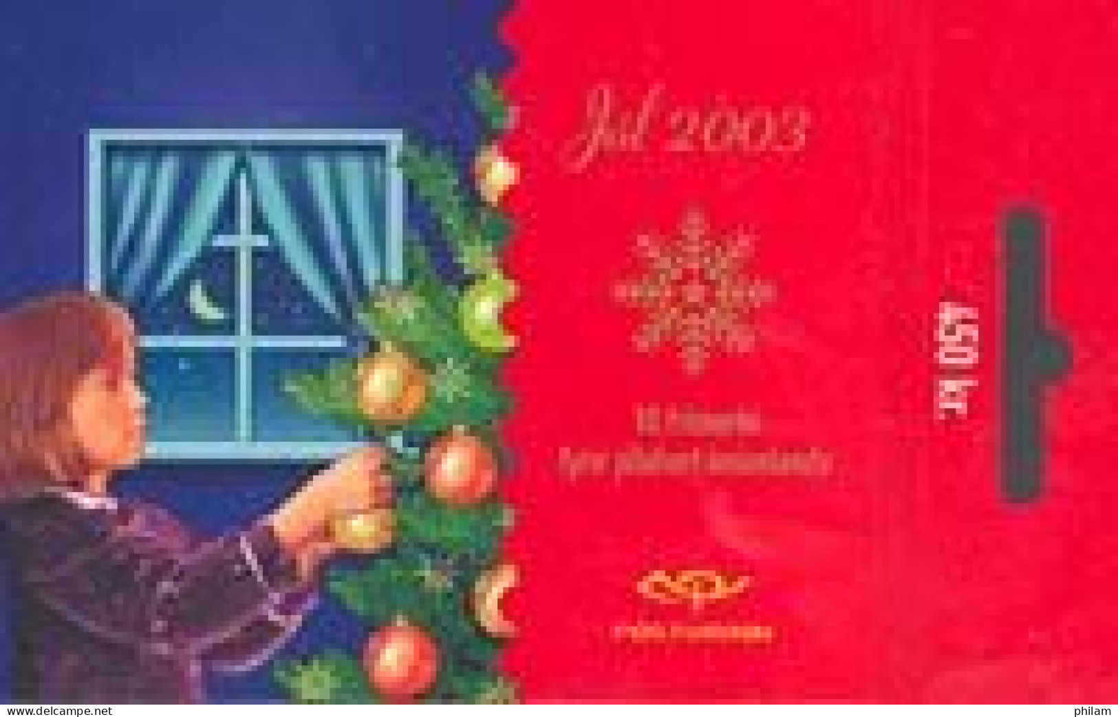 ISLANDE 2003 - Noël - Carnet De 10 Timbres - Postzegelboekjes