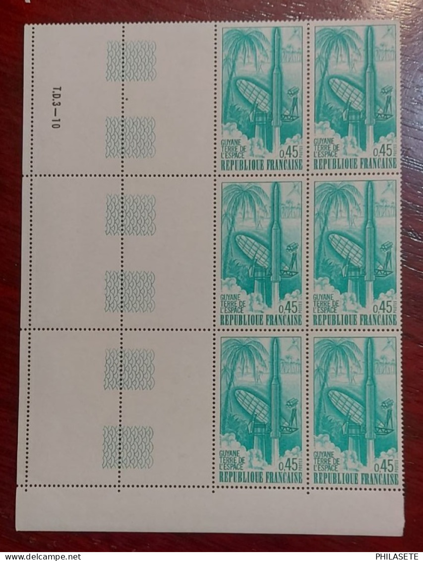 France Bloc De 6 Timbres  Neuf**  YV N° 1635 Lancement De La Fusée Diamand B - Nuevos