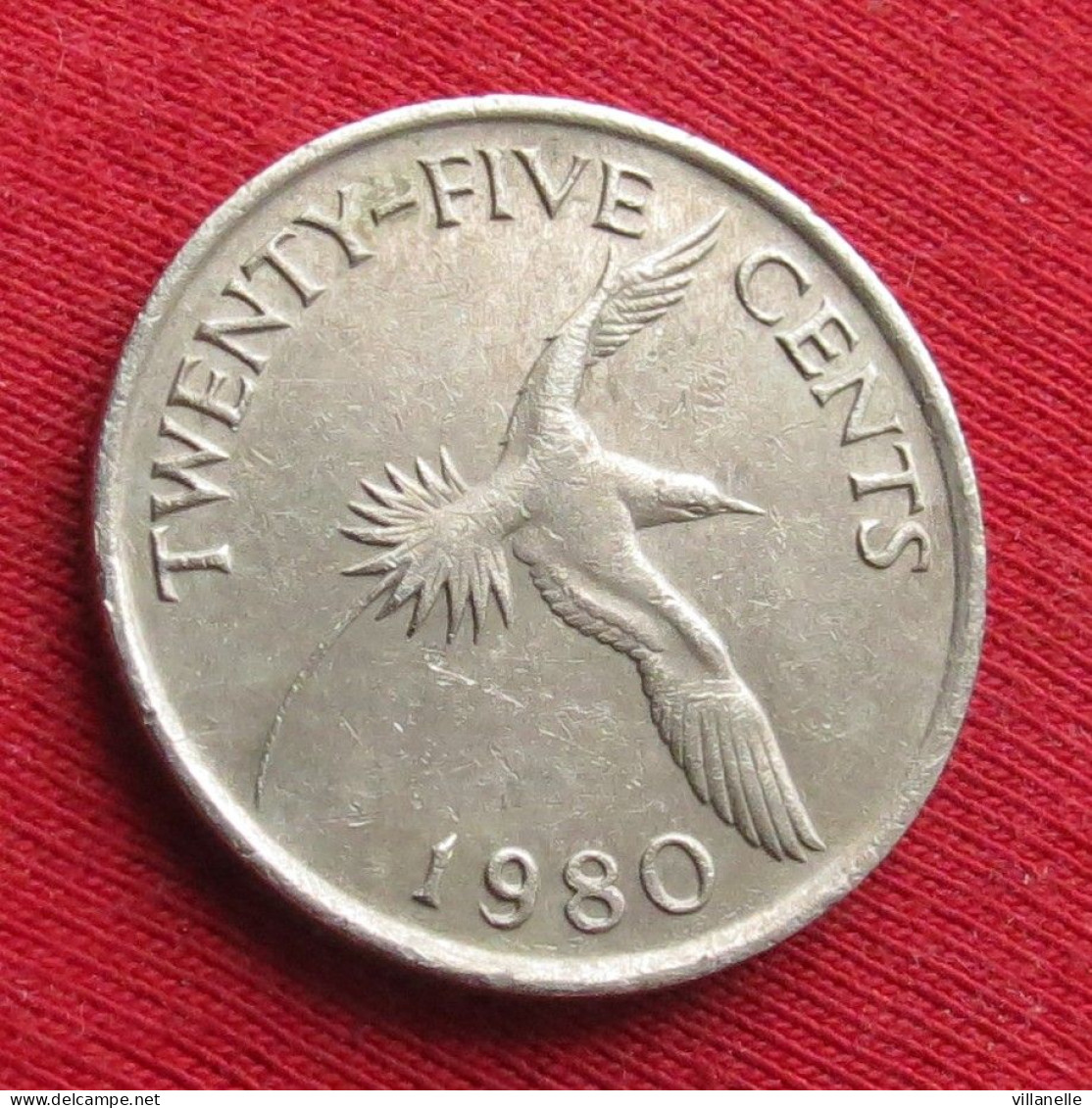 Bermuda 25 Cents 1980 KM# 18 Lt 335 Bermudes Bermudas - Bermuda