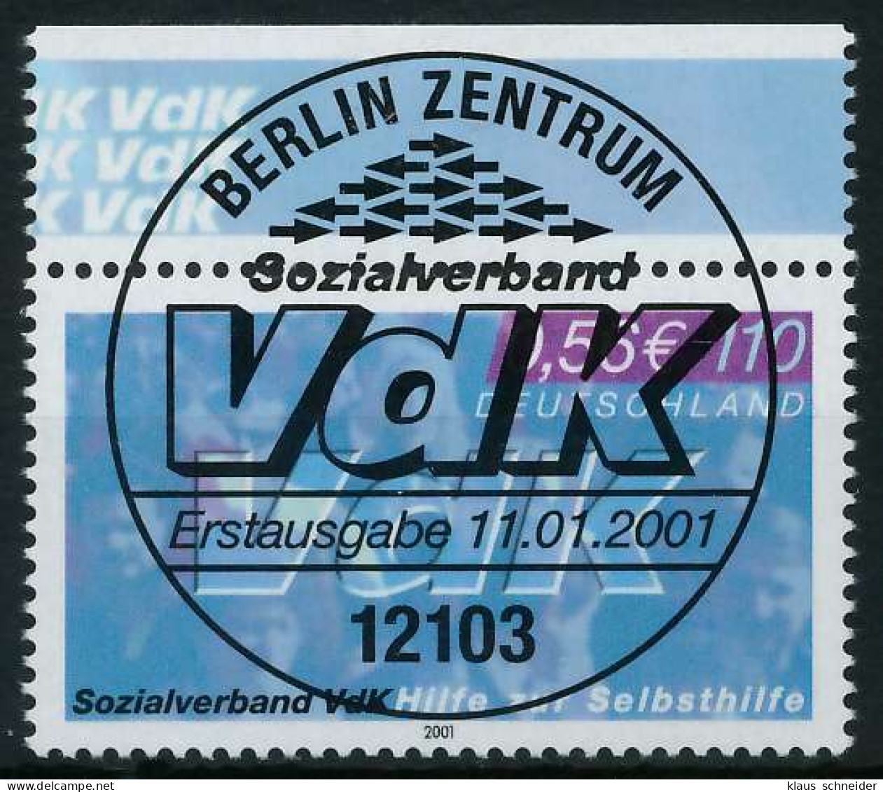 BRD BUND 2001 Nr 2160 ESST Zentrisch Gestempelt X636E5E - Gebraucht