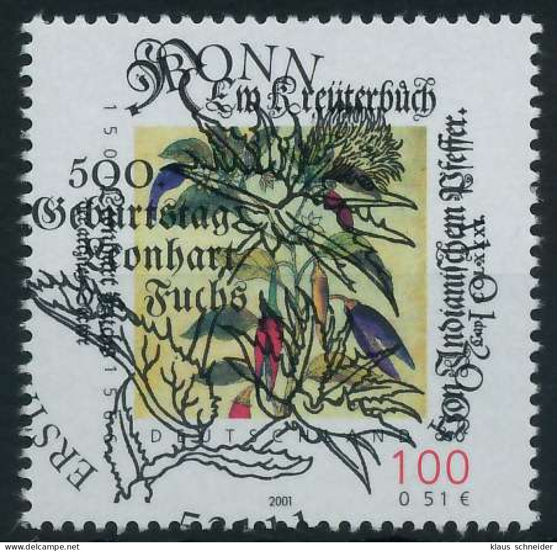 BRD BUND 2001 Nr 2161 ESST Zentrisch Gestempelt X636E86 - Used Stamps
