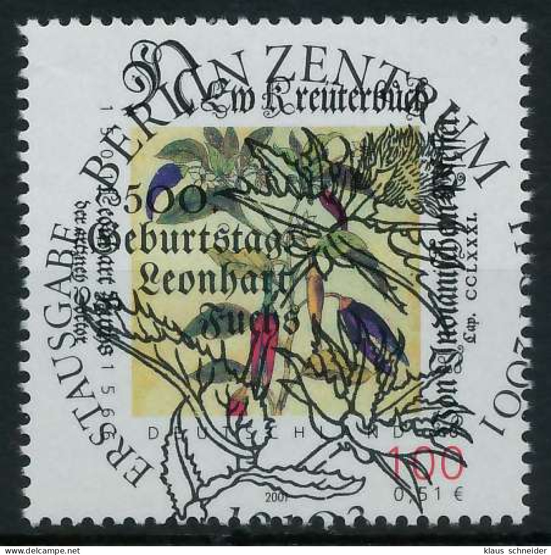 BRD BUND 2001 Nr 2161 ESST Zentrisch Gestempelt X636E82 - Used Stamps