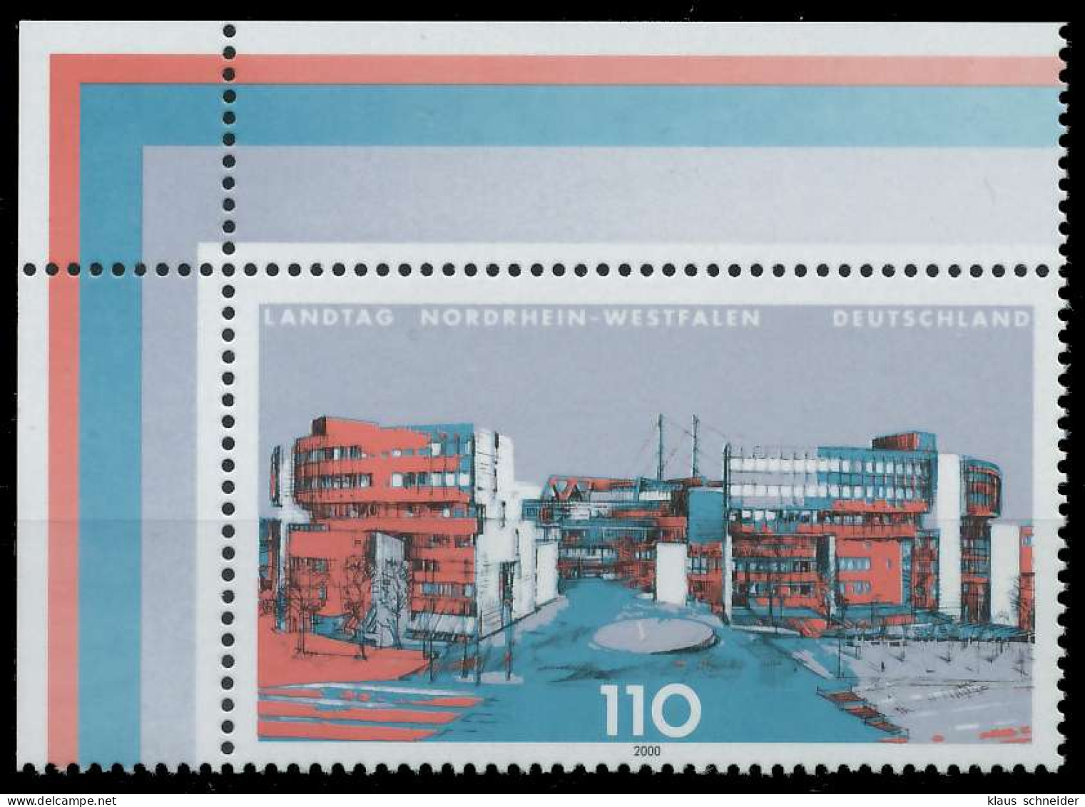 BRD BUND 2000 Nr 2110 Postfrisch ECKE-OLI X63B396 - Unused Stamps