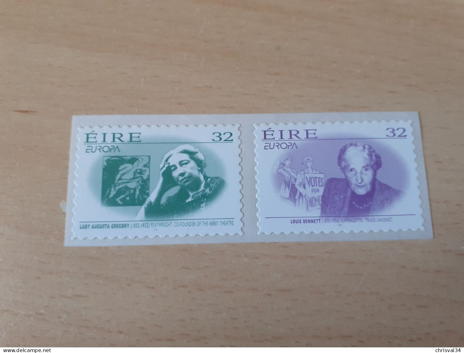 TIMBRES   IRLANDE    EUROPA  1996     N  945  /  946    COTE  5,00  EUROS   NEUFS  LUXE** - 1996