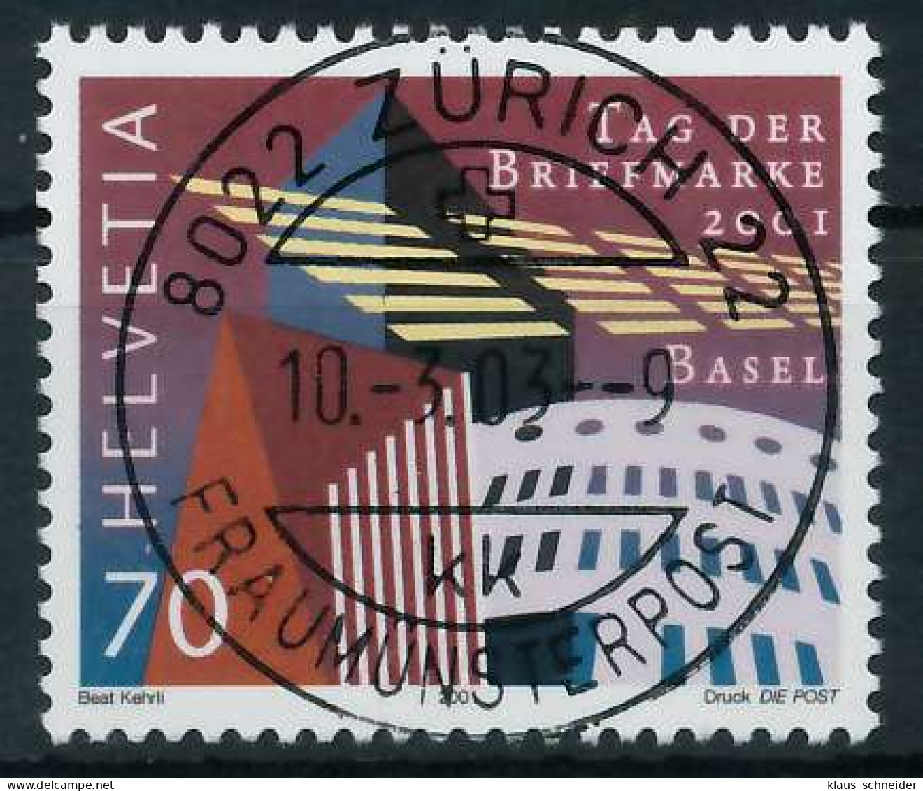 SCHWEIZ 2001 Nr 1777 Zentrisch Gestempelt X64C3F6 - Used Stamps