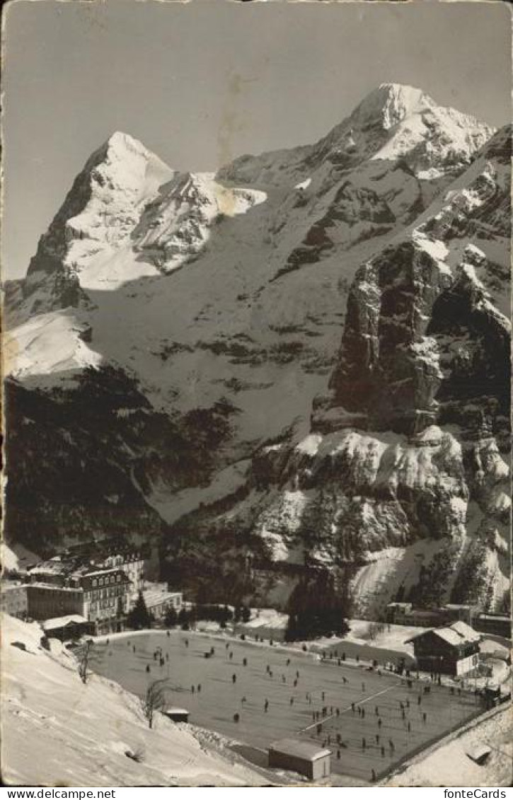 11321499 Muerren BE Palace Eisbahn Eiger Moench Berner Oberland Muerren - Other & Unclassified