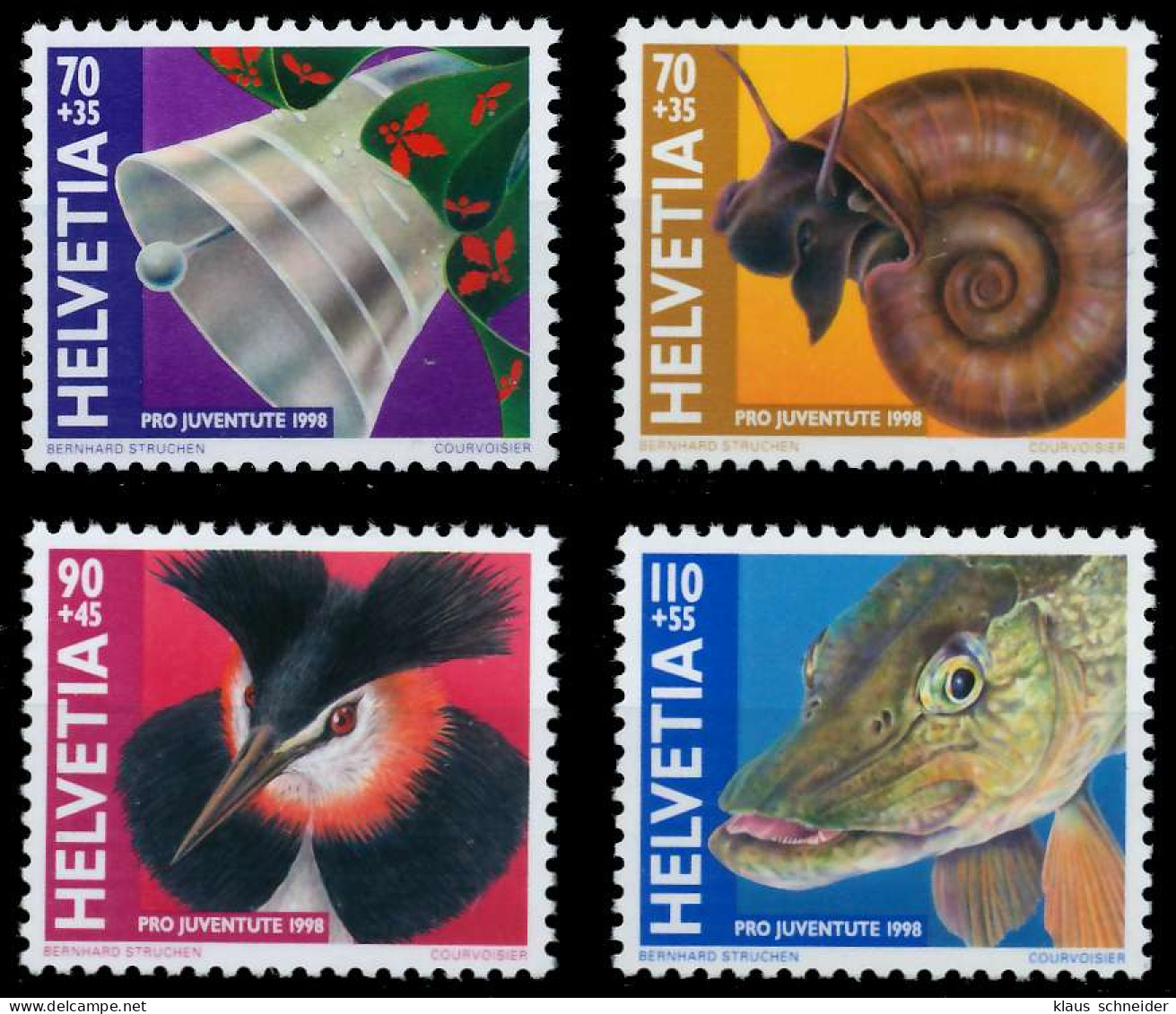 SCHWEIZ PRO JUVENTUTE Nr 1663-1666 Postfrisch X64C536 - Unused Stamps